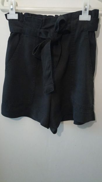 Short femme été noir