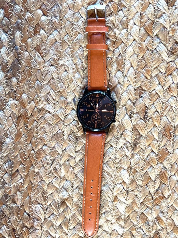 Sublime montre quartz marron neuve - photo numéro 6