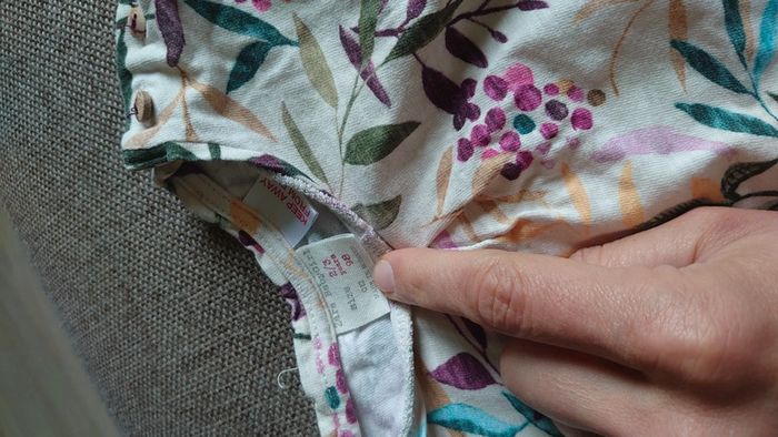 Tee shirt feuillage Zara - photo numéro 3