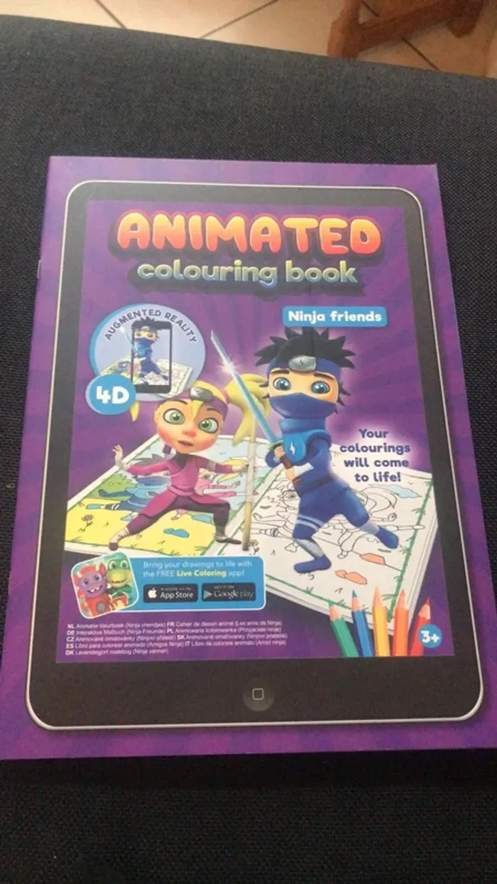 Livre animé de coloriage
