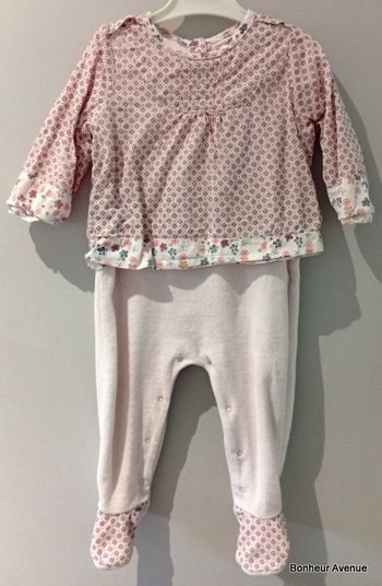 Grenouillère de marque Vertbaudet - Taille 12 mois (74 cm)
