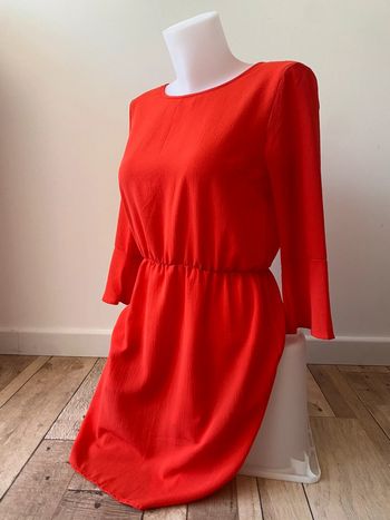 Robe courte corail