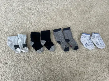 Lot de 4 paires de chaussettes bébé mixtes - 3/6 mois