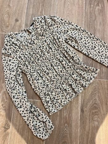 Blouse fleur 10 ans