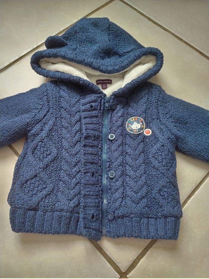 Gilet épais / veste bébé garçon Sergent Major 6 mois - photo numéro 3