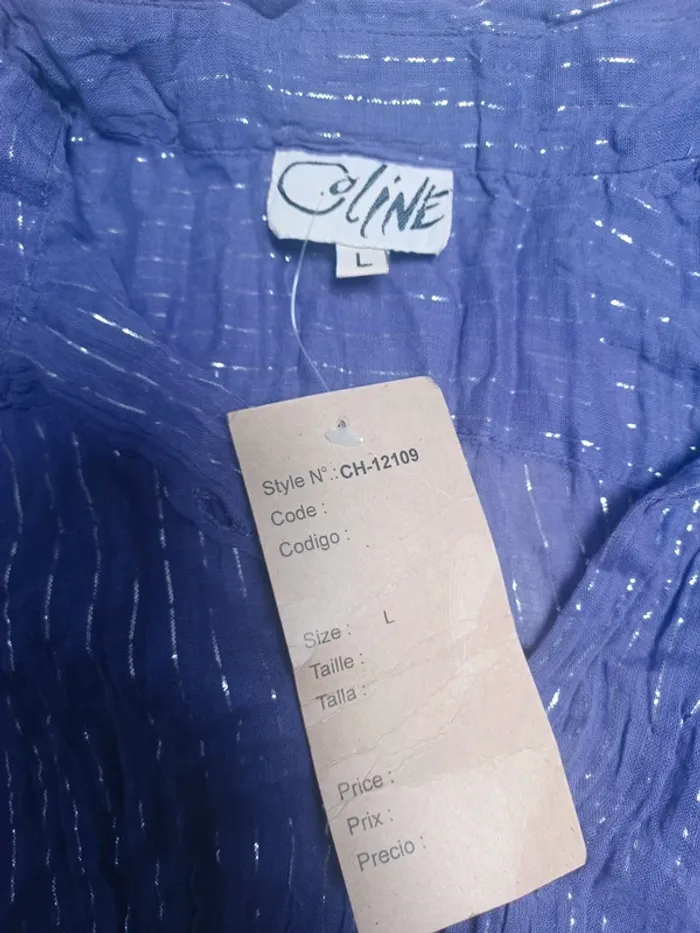 Chemise violette légère femme - photo numéro 4