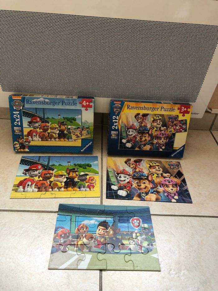 3 puzzles Paw Patrol