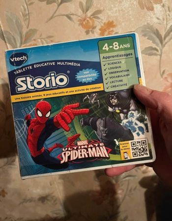 Jeu storio spider man vtech