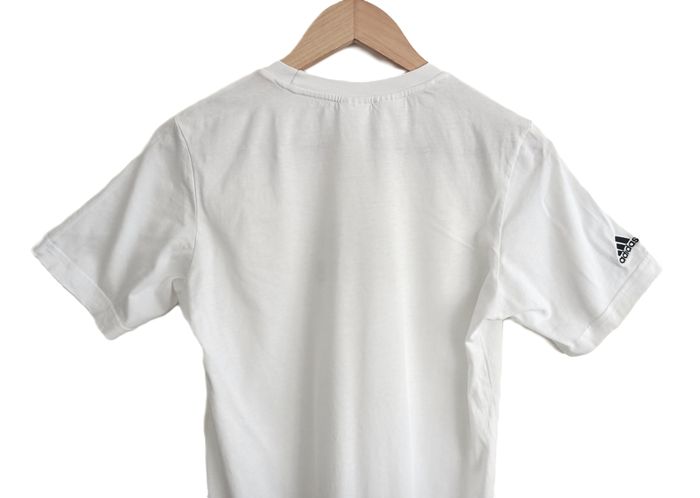 T shirt blanc manches courtes. Adidas. Taille 14 ans - photo numéro 3