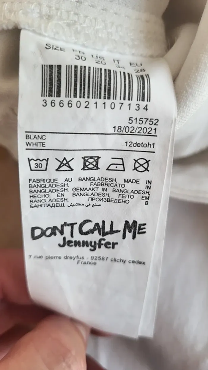 Jegging blanc jennyfer 30 - photo numéro 9