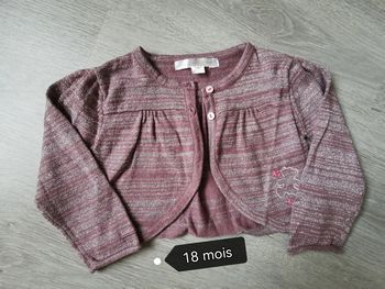 Gilet fille 18 mois