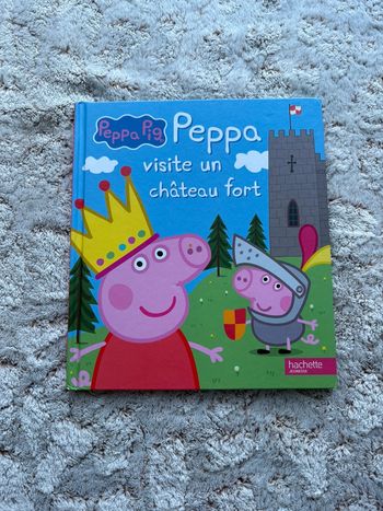 Livre Peppa Pig visite un château fort