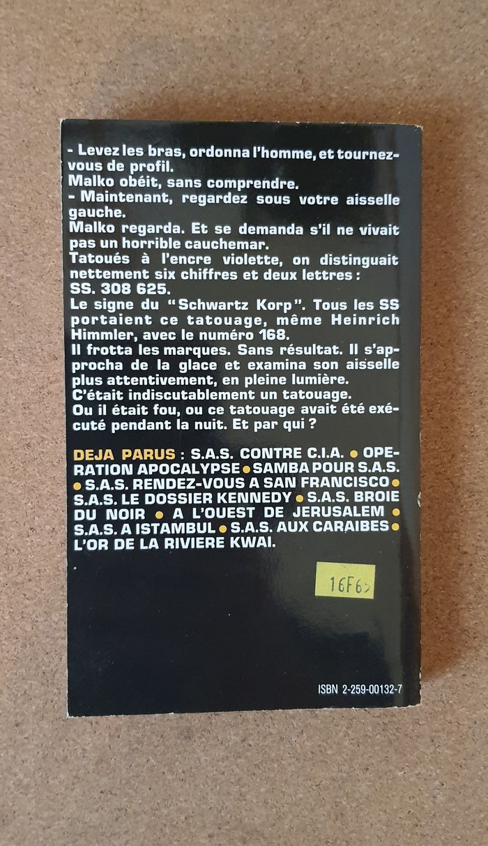Livre "SAS Magie noire à New-York" - photo numéro 2