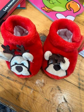 Chausson Rennes, bébé 3-6 mois, Noël