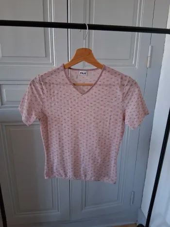 Tee-shirt transparent - Fila vintage - S/36