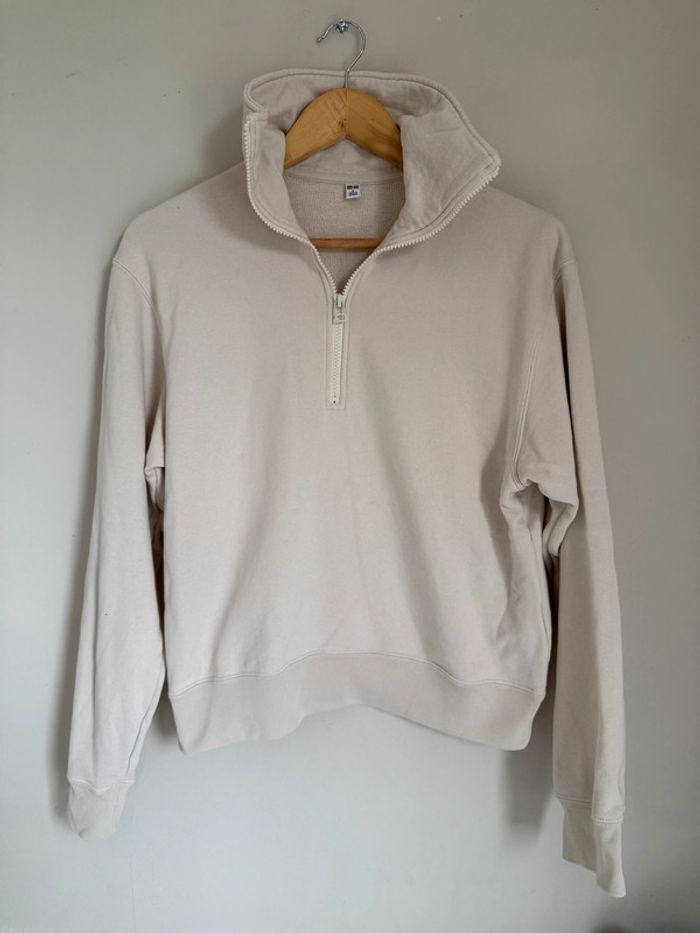 Sweat beige Uniqlo