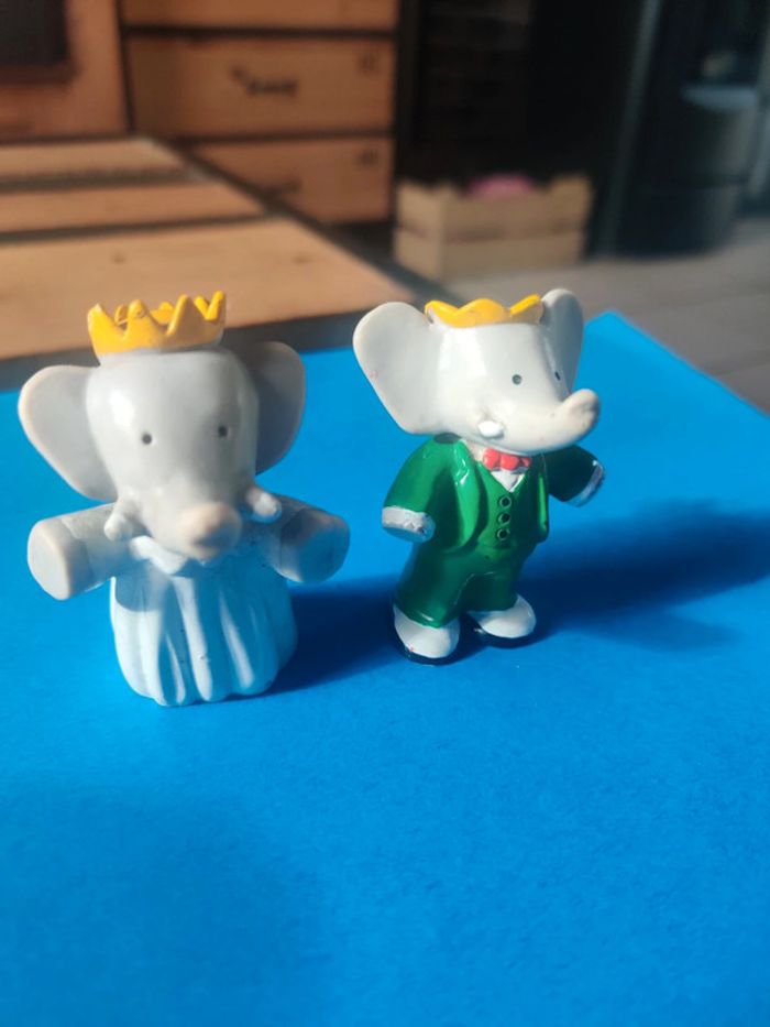 Figurines Babar Brunhoff pvc