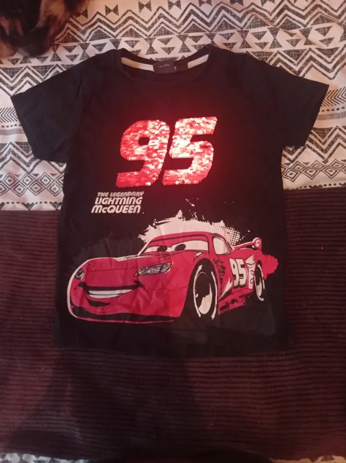 Tee-shirt Cars Flash Mc Queen - photo numéro 2