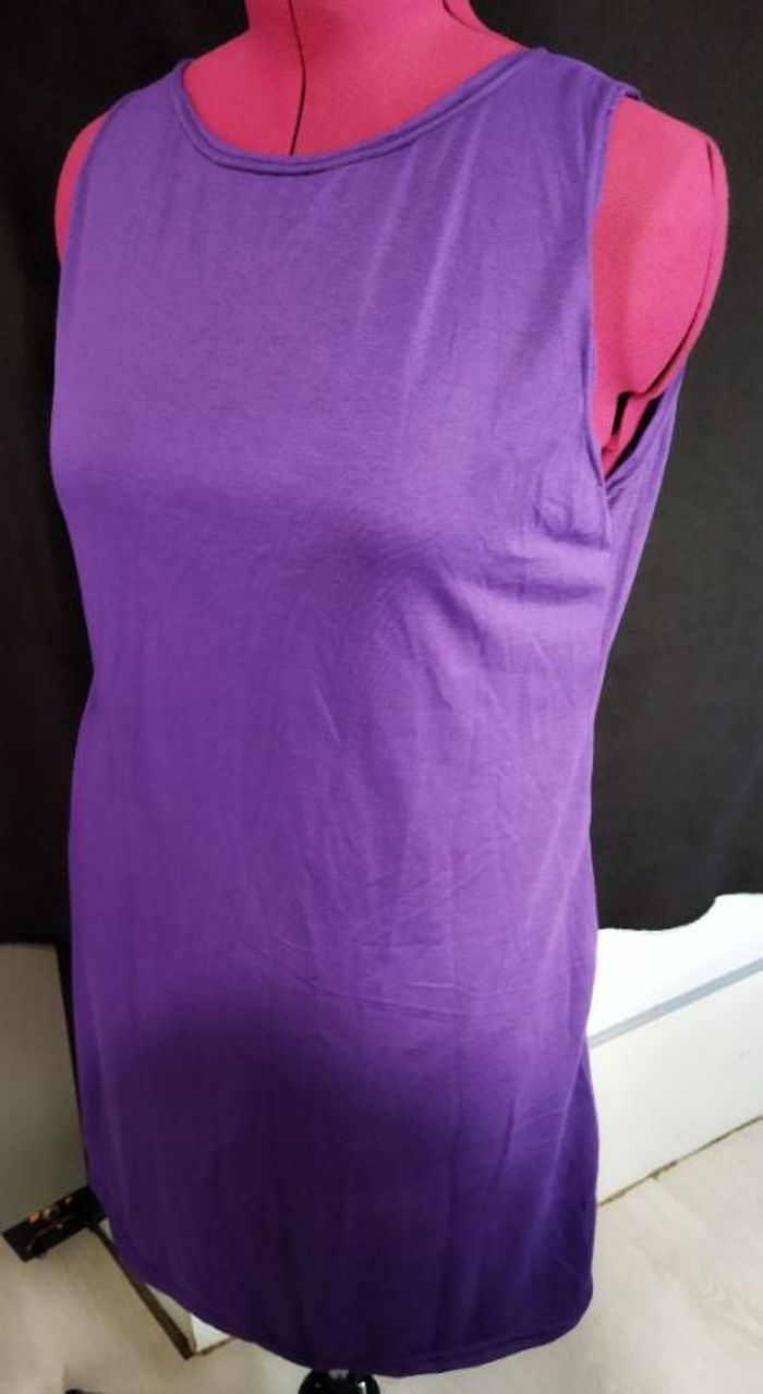 Robe courte violette taille L