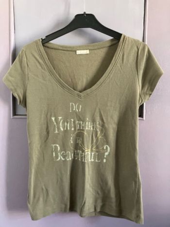 Tee shirt kaki