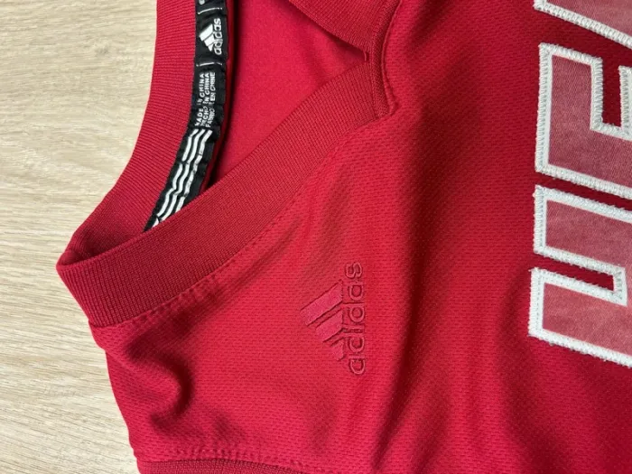 Maillot NBA Miami Heat #3 Dwyane Wade Adidas Swingman Rouge - Taille M enfant - photo numéro 5