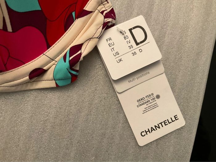 Haut maillot multicolore Chantelle neuf - photo numéro 2