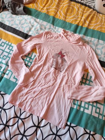 Sous-pull rose taille 10 ans