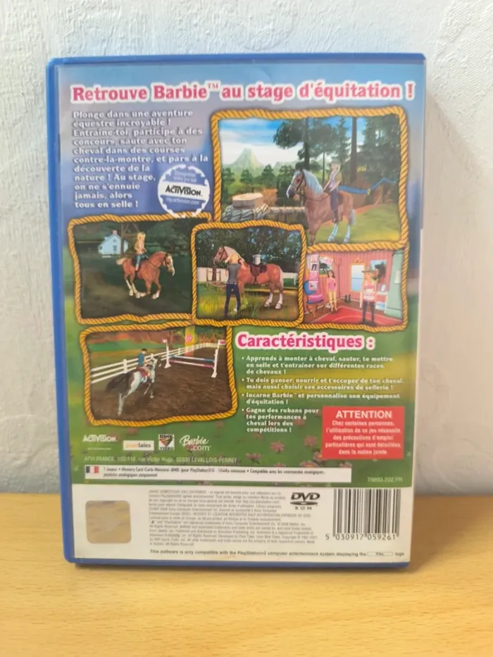 Barbie cavalière stage d'équitation - PS2 - photo numéro 2