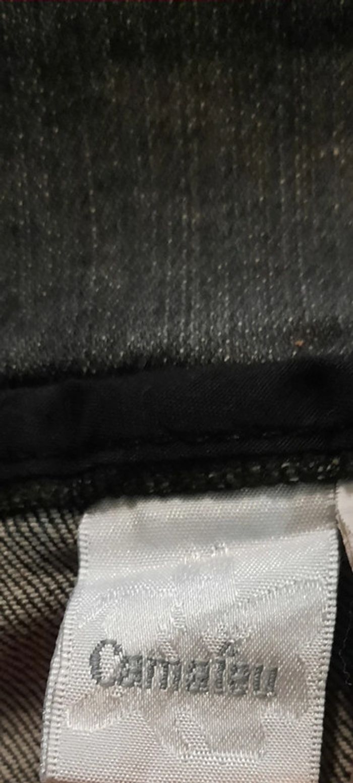 Jupe en jeans grise Camaïeu taille 38 - photo numéro 7