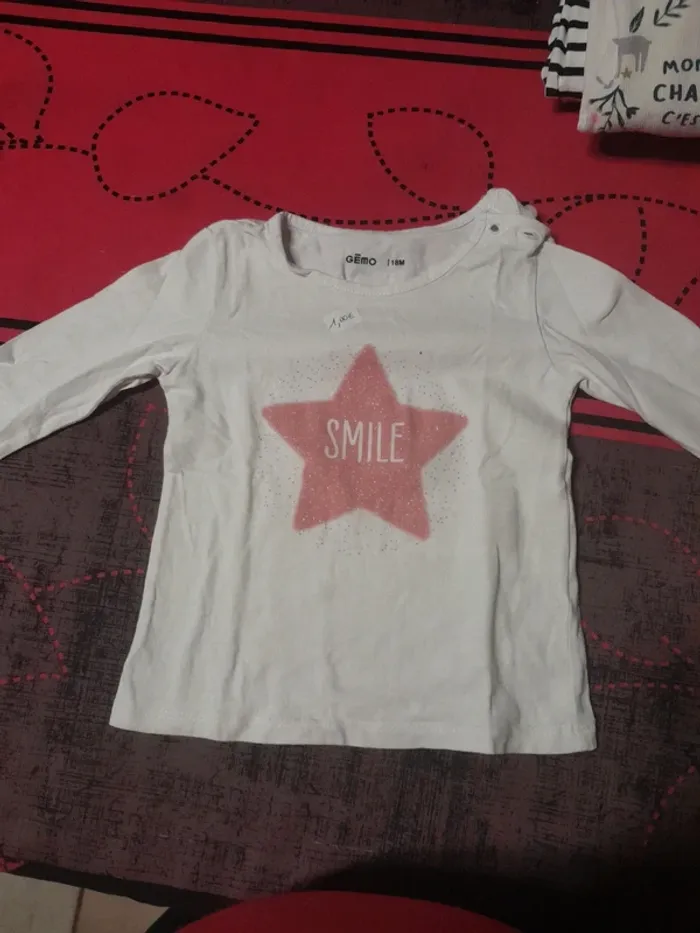 T-shirt manche longue taille 18 mois