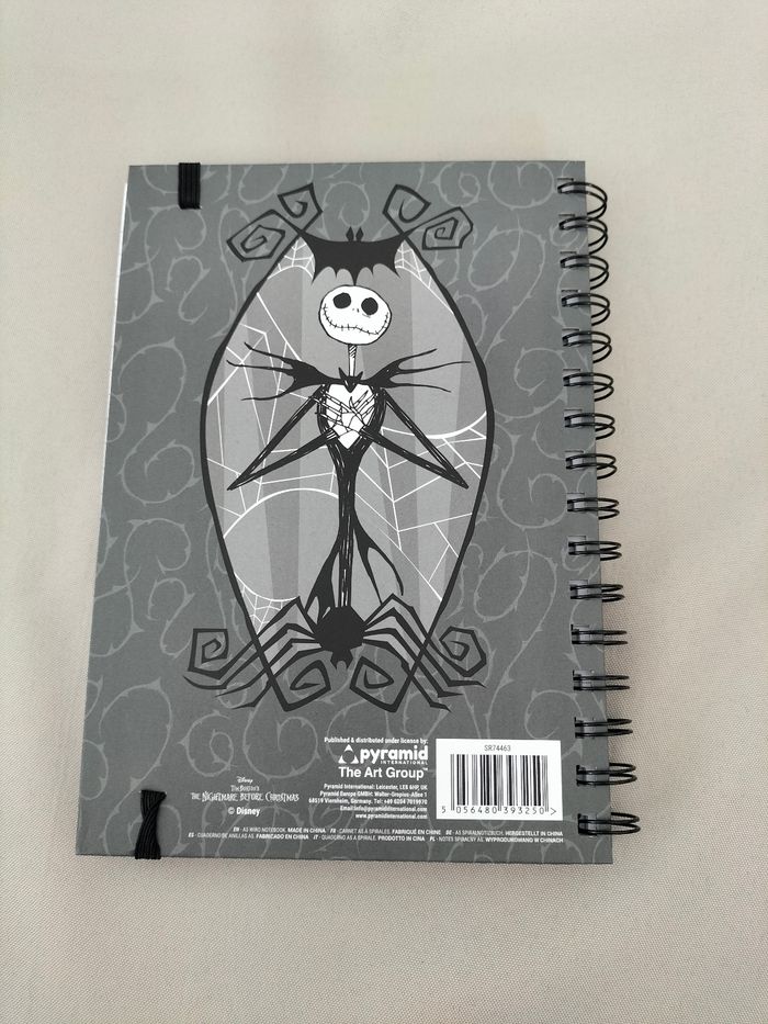 🖤 Notebook Jack Skellington - L'étrange Noël de Mr Jack - Disney - Neuf 🖤 - photo numéro 3