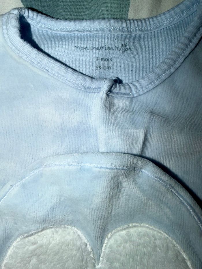 Pyjama velours Sergent Major  3 mois - photo numéro 4