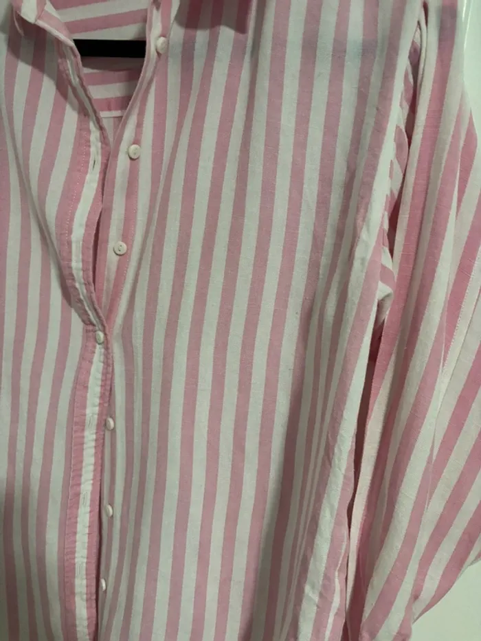 Camisa rayas rosas Stradivarius - photo numéro 2