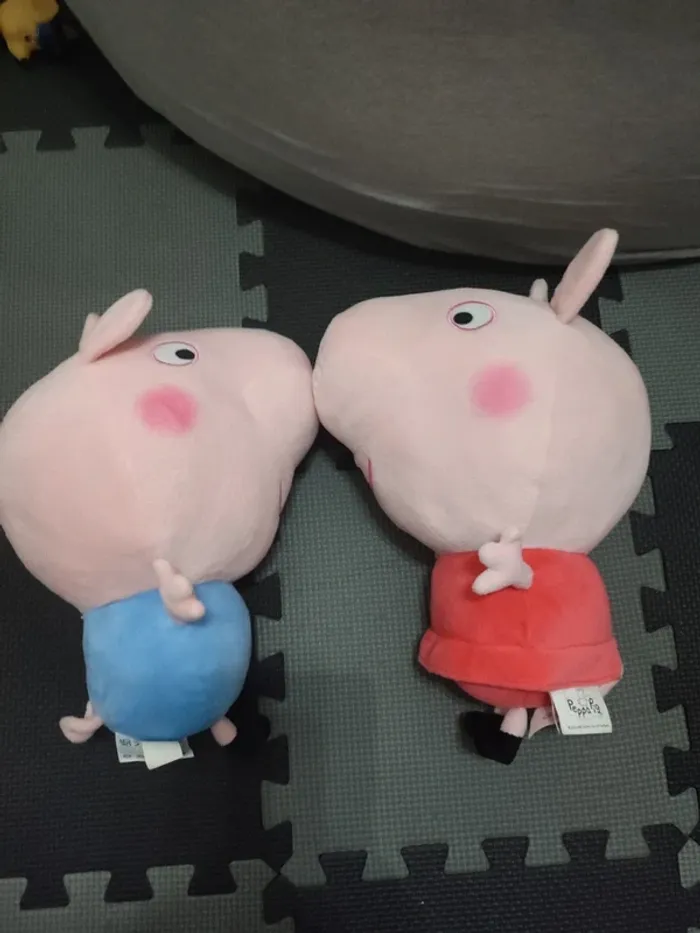 Peluche Peppa pig et Georges - photo numéro 2