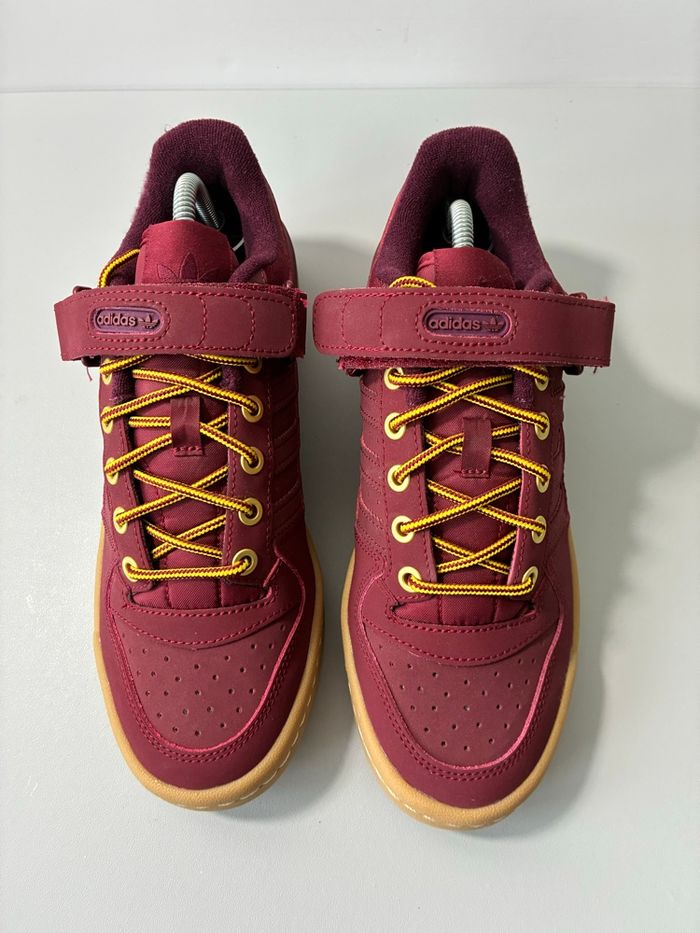Baskets Adidas forum low femme bordeaux et marron 38 neuves - photo numéro 4