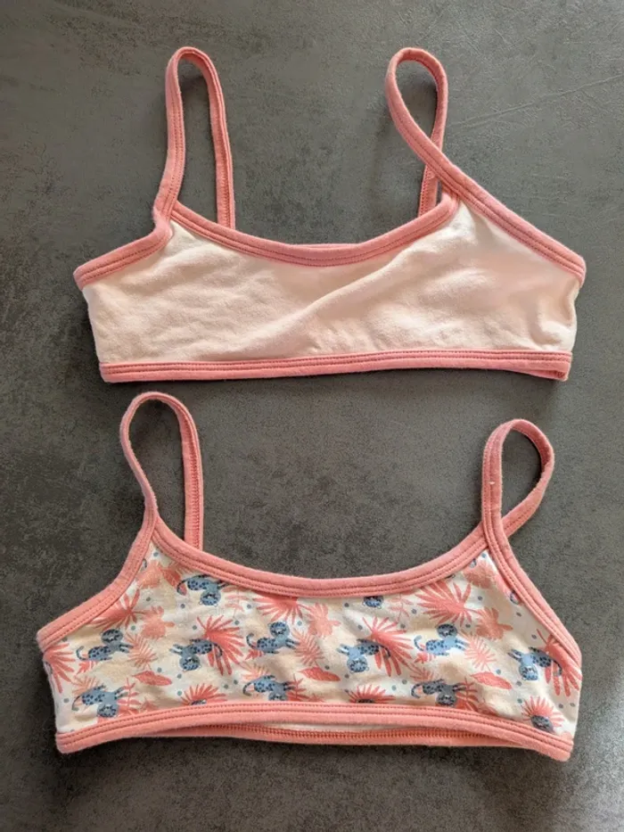 Lot de 2 brassières tex