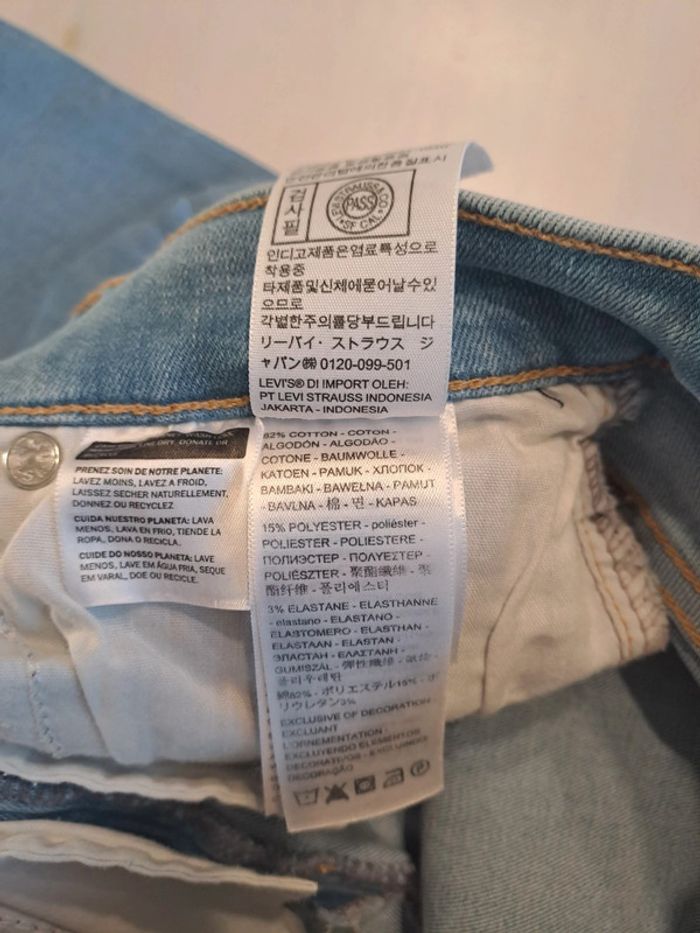 Jeans Levi's mile high super skinny 26x30 neuf - photo numéro 5