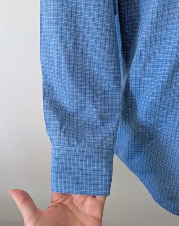 Chemise à carreaux - Balenciaga - taille L (15/38) - photo numéro 3