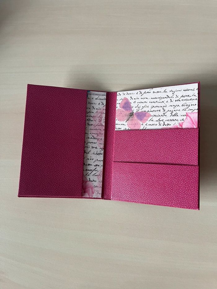 Pochette Protège Passeport Rose - photo numéro 2