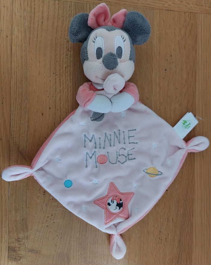 Doudou plat Minnie rose - Nicotoy - photo numéro 2