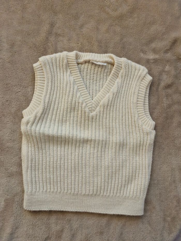 Ensemble pantalon velour et gilet 9 mois - photo numéro 2
