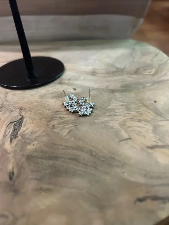Boucles d’oreilles clou étoiles - photo numéro 6