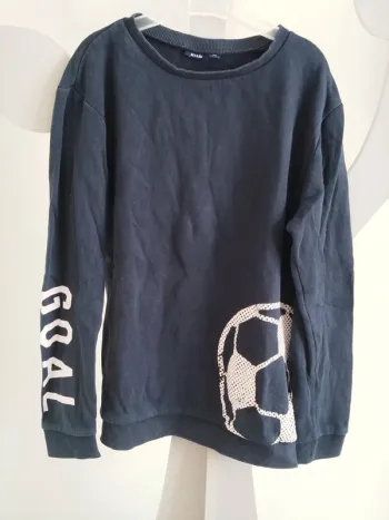 Sweat bleu marine Kiabi taille 12 ans