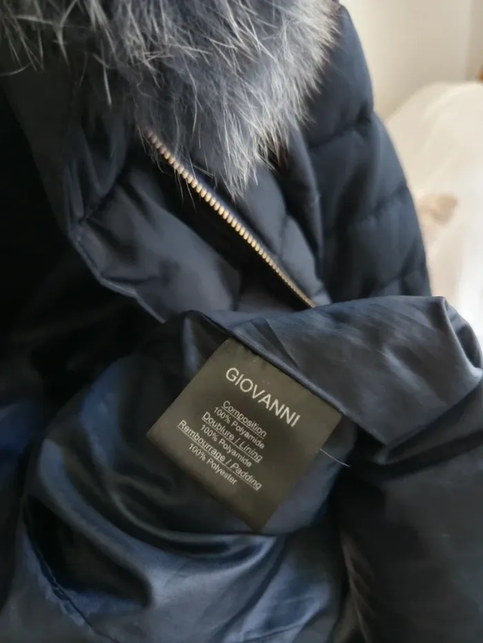 Doudoune à Capuche Giovanni Paris taille M - photo numéro 4
