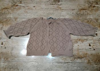 Joli gilet fine maille fille 3 mois TAO