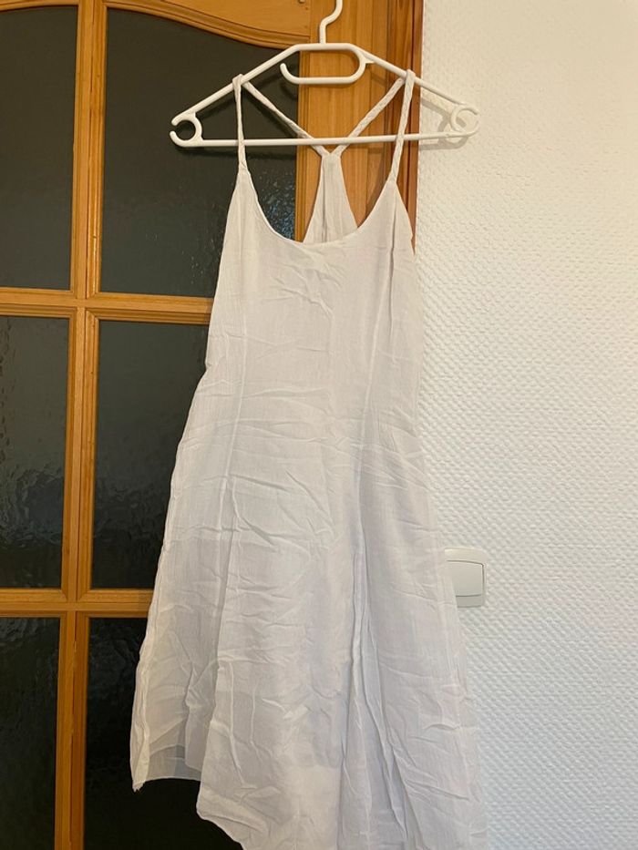Robe asymétrique coton