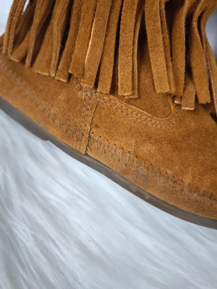 Bottes à frange Marron Minnetonka Femme pointure 38 - photo numéro 7