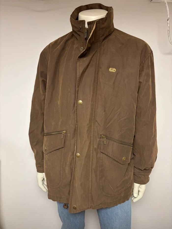 Parka homme Lacoste Sport taille 52 marron en excellent état - photo numéro 2