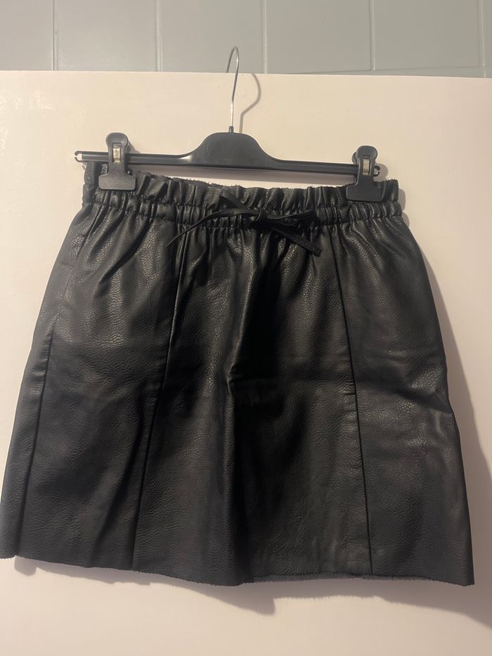 Jupe similicuir femme