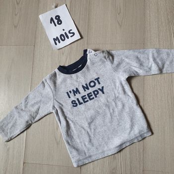 Haut pyjama 18mois